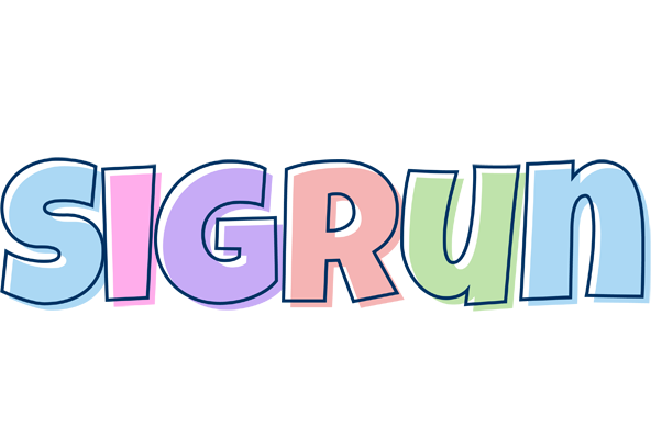 Sigrun pastel logo