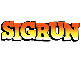 Sigrun sunset logo