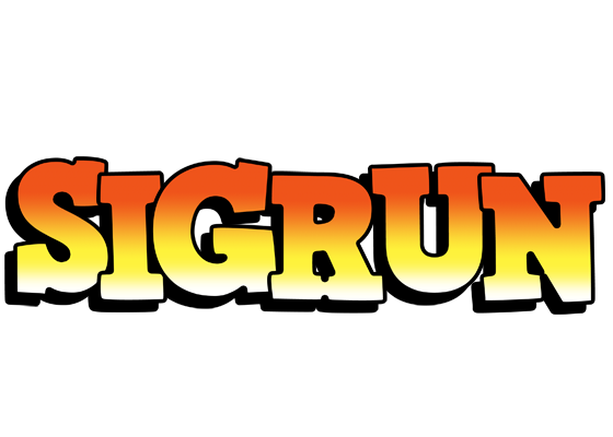 Sigrun sunset logo