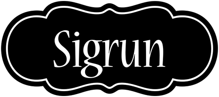 Sigrun welcome logo