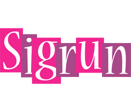 Sigrun whine logo