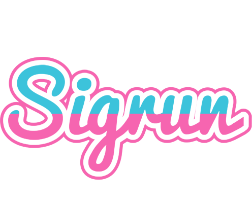 Sigrun woman logo