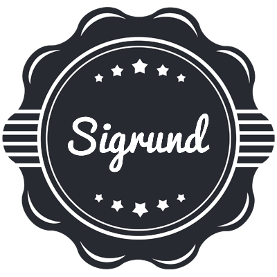 Sigrund badge logo