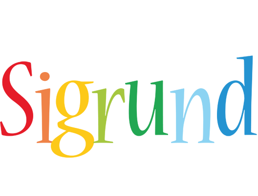 Sigrund birthday logo