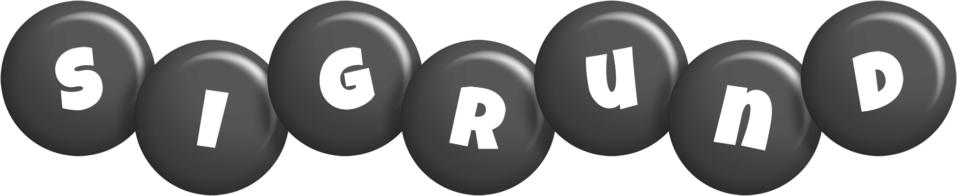 Sigrund candy-black logo