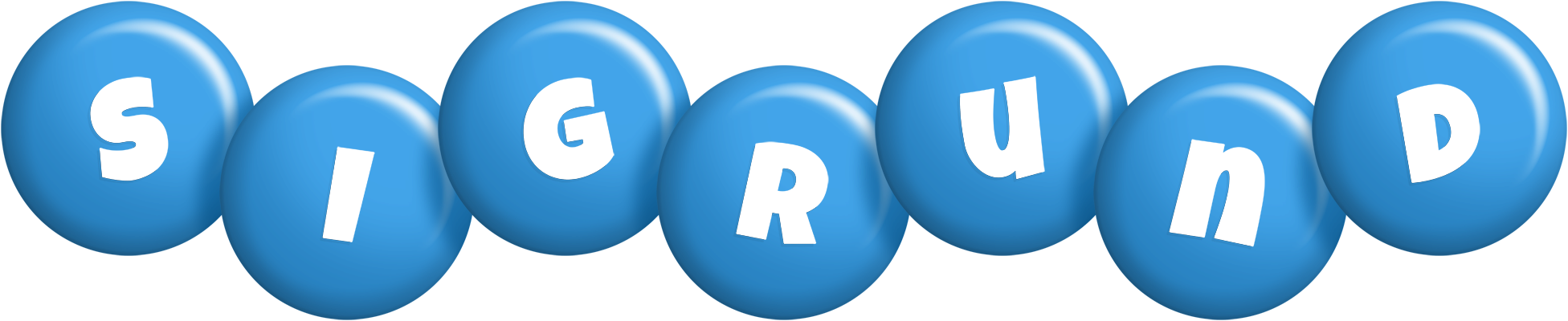 Sigrund candy-blue logo