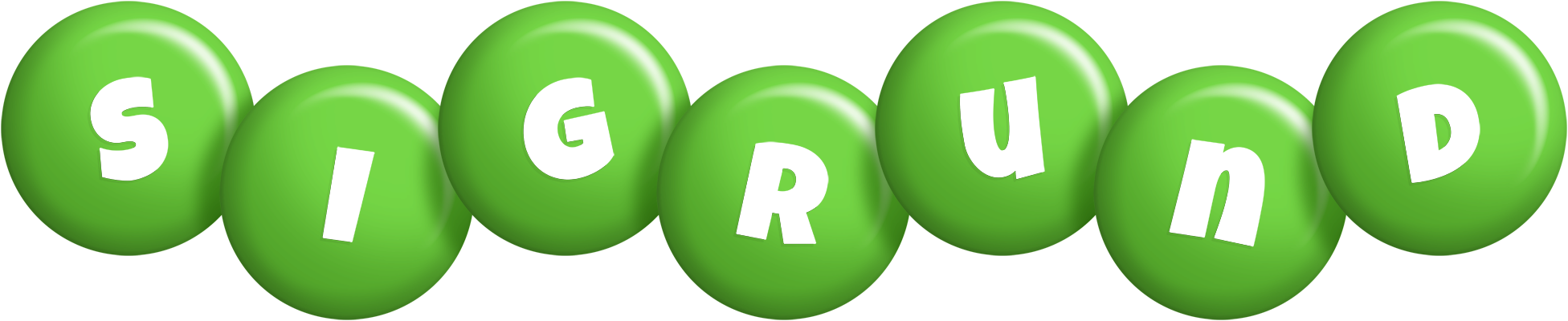 Sigrund candy-green logo
