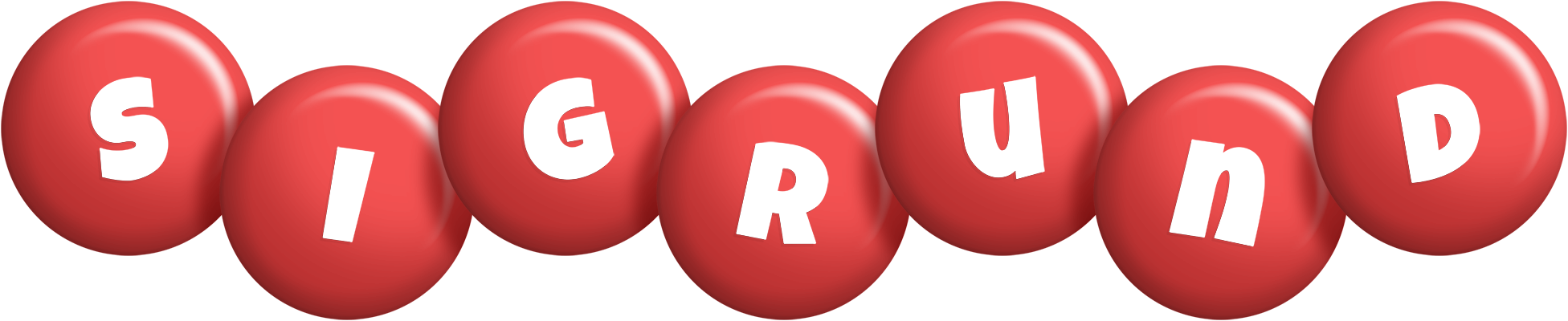 Sigrund candy-red logo