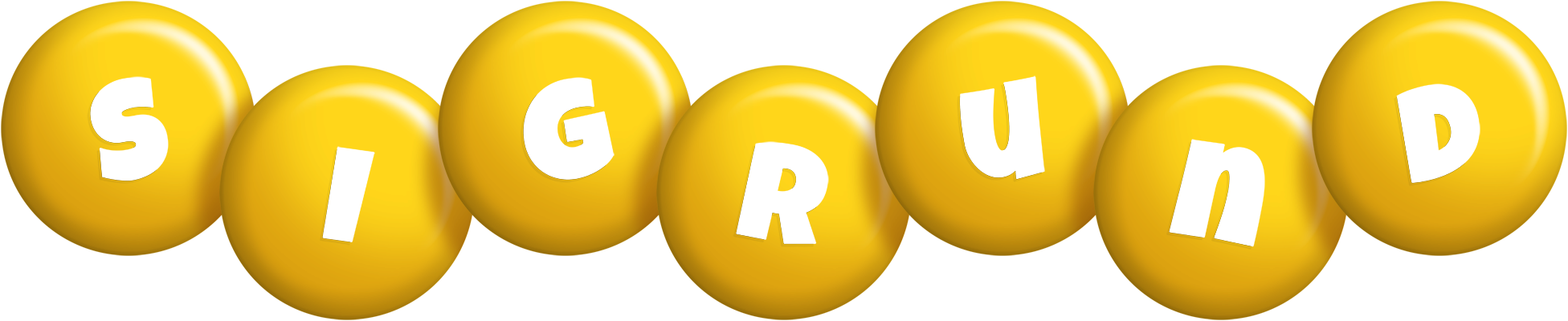 Sigrund candy-yellow logo