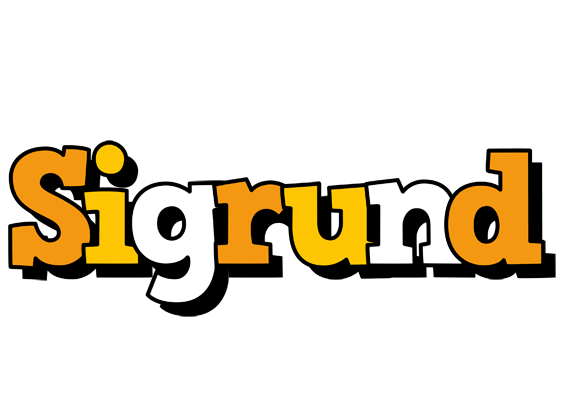 Sigrund cartoon logo