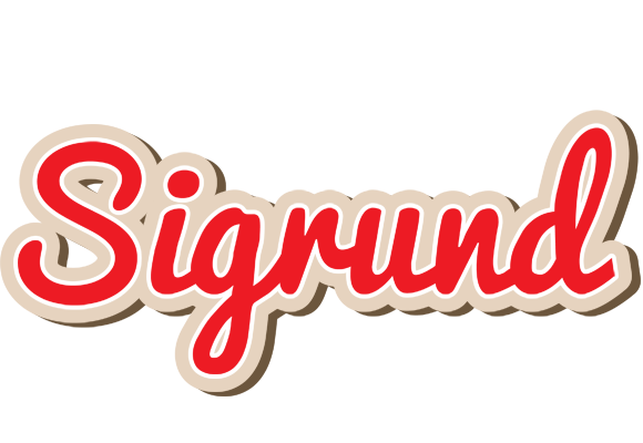 Sigrund chocolate logo