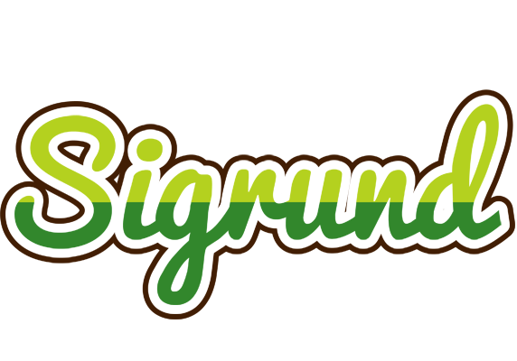 Sigrund golfing logo