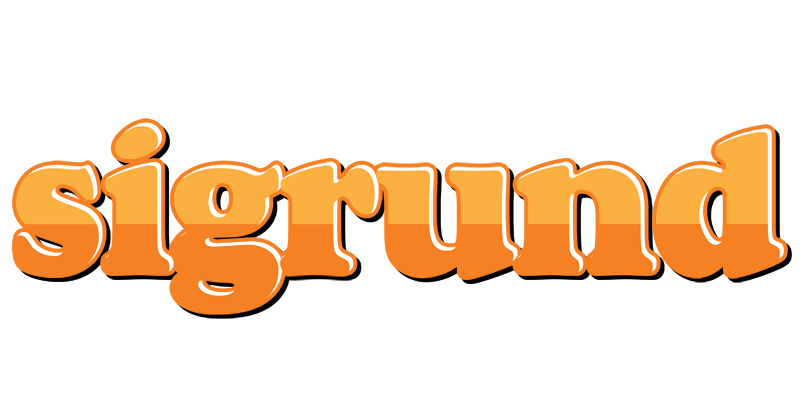Sigrund orange logo