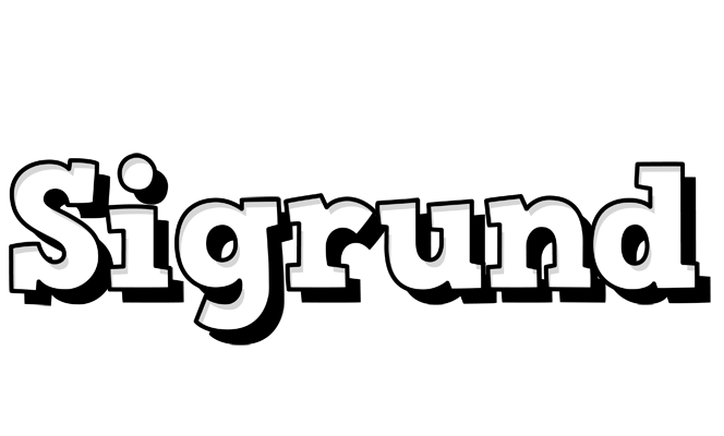 Sigrund snowing logo