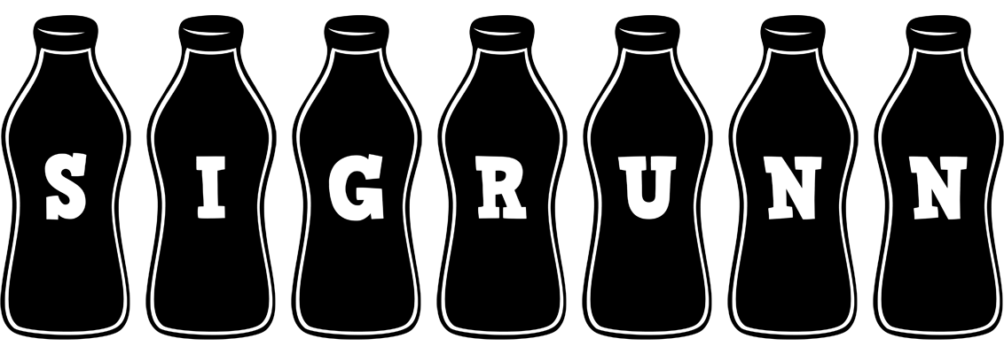 Sigrunn bottle logo