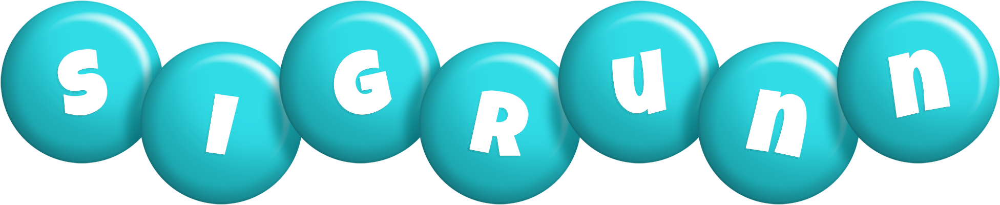 Sigrunn candy-azur logo