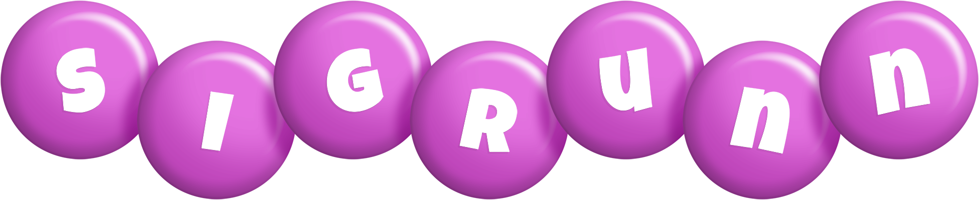 Sigrunn candy-purple logo
