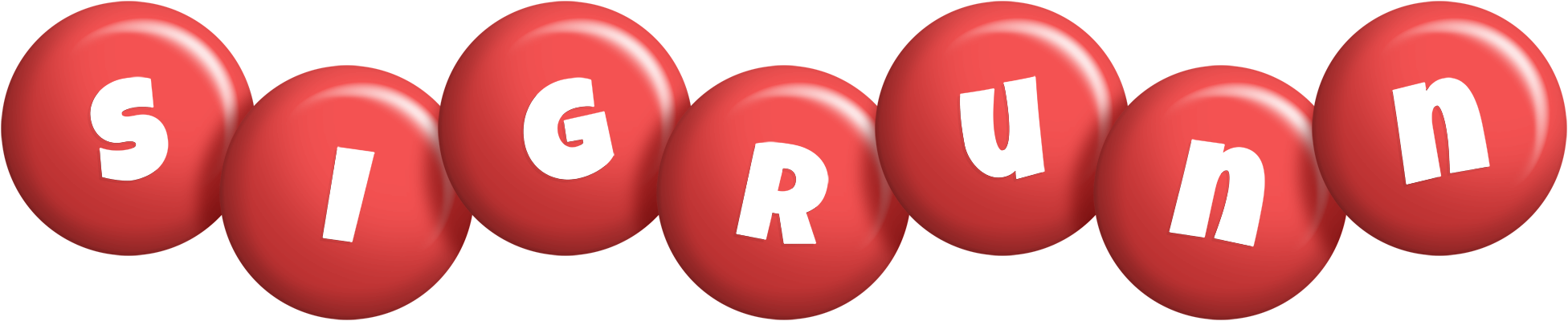 Sigrunn candy-red logo