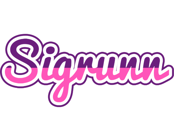 Sigrunn cheerful logo