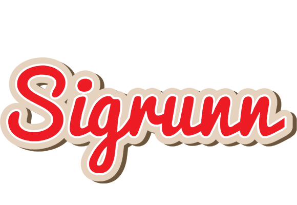Sigrunn chocolate logo