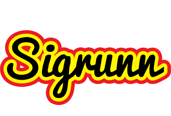Sigrunn flaming logo