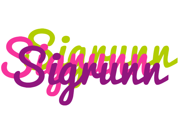 Sigrunn flowers logo