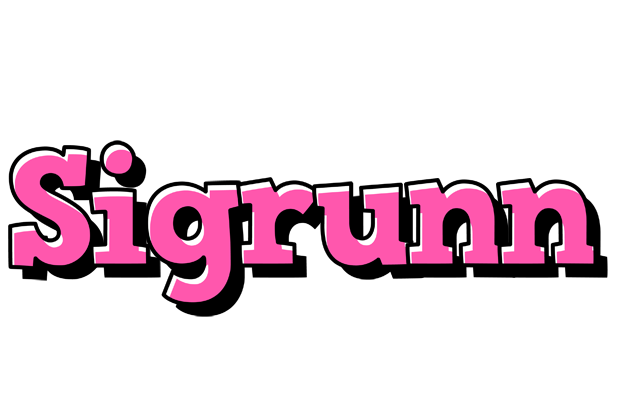Sigrunn girlish logo
