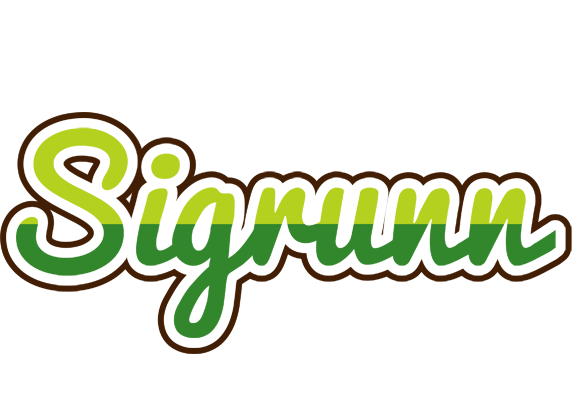 Sigrunn golfing logo