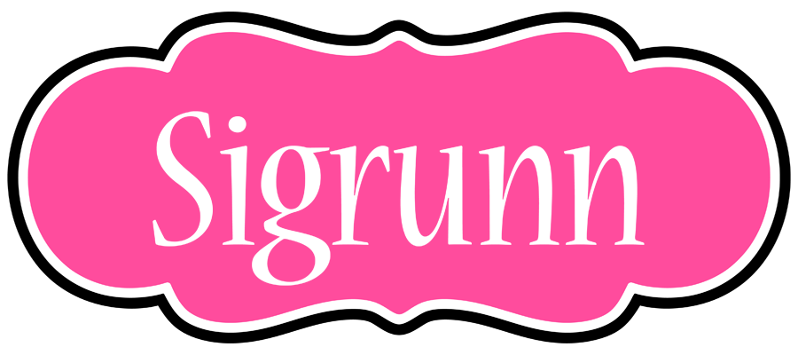 Sigrunn invitation logo