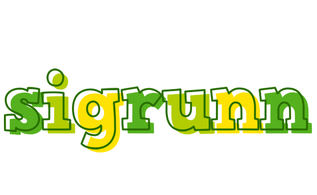 Sigrunn juice logo