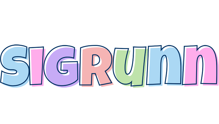 Sigrunn pastel logo