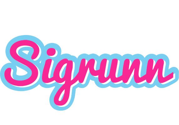 Sigrunn popstar logo