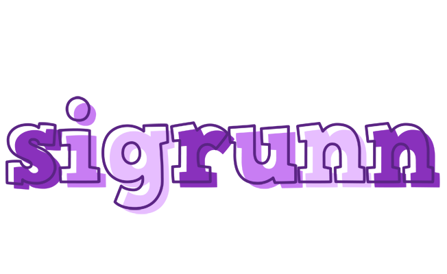 Sigrunn sensual logo