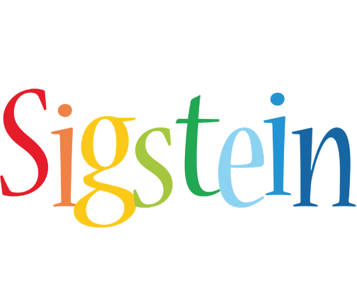 Sigstein birthday logo