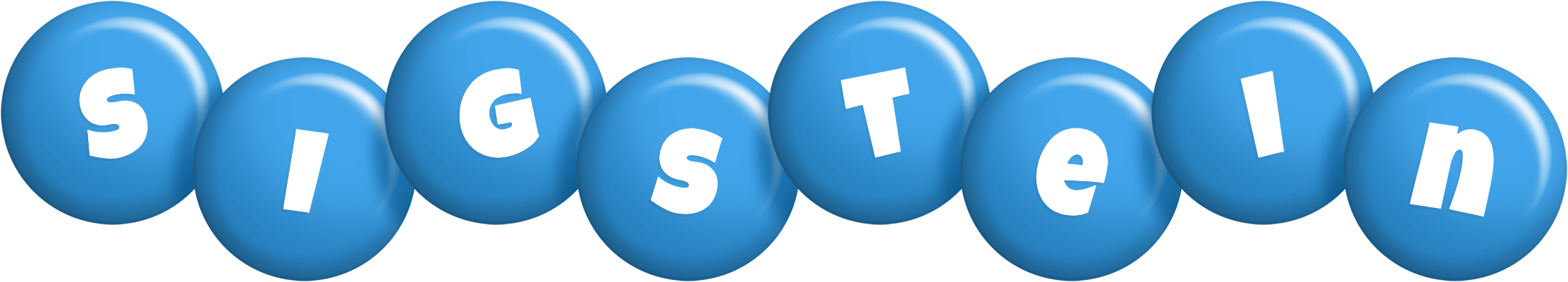 Sigstein candy-blue logo