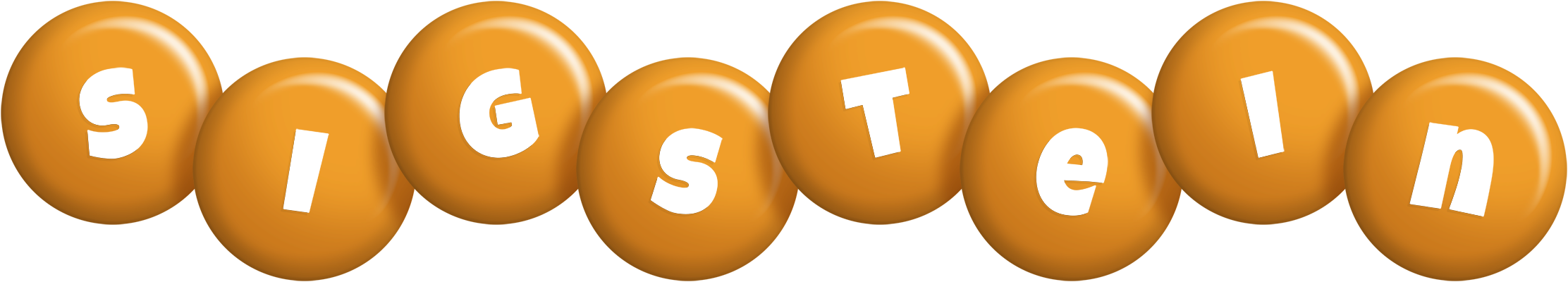 Sigstein candy-orange logo
