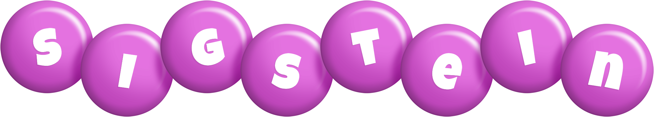 Sigstein candy-purple logo