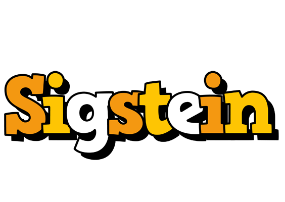 Sigstein cartoon logo