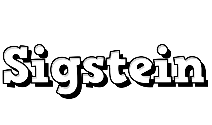 Sigstein snowing logo