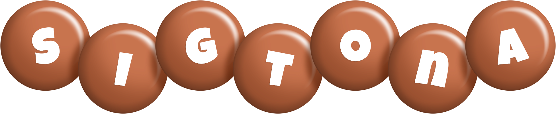 Sigtona candy-brown logo