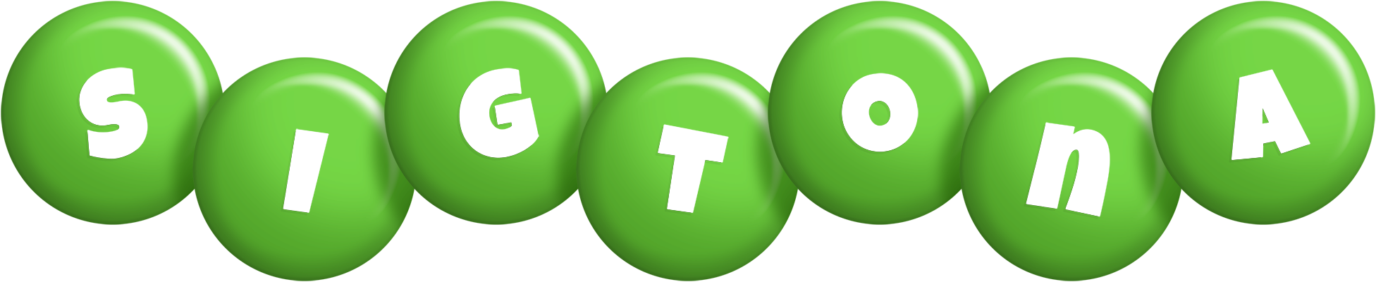 Sigtona candy-green logo