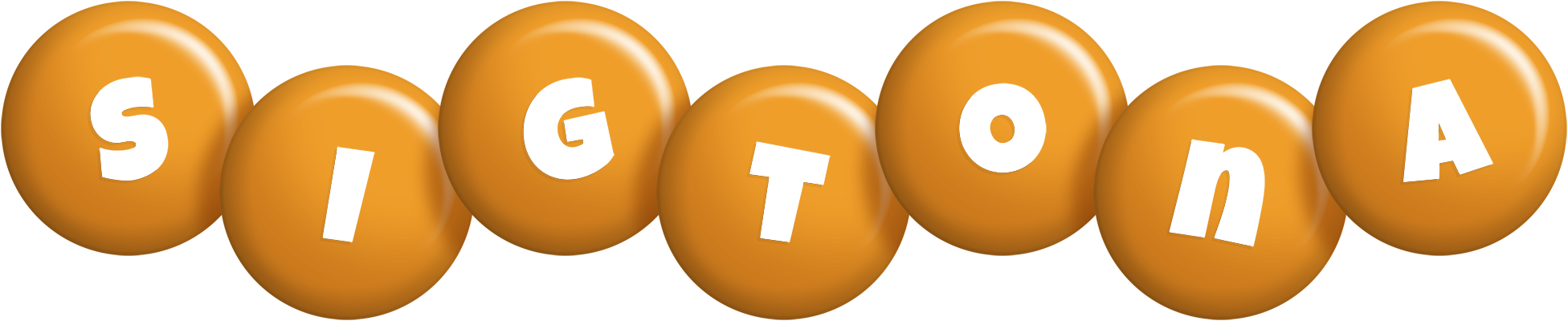 Sigtona candy-orange logo