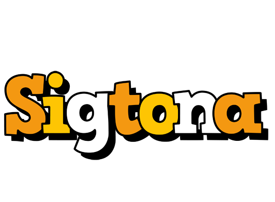 Sigtona cartoon logo