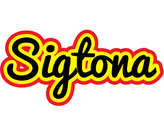 Sigtona flaming logo