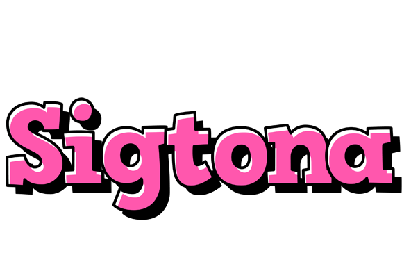 Sigtona girlish logo