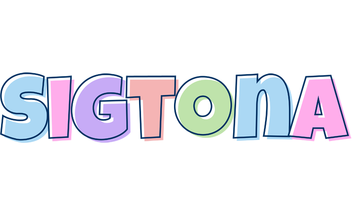 Sigtona pastel logo