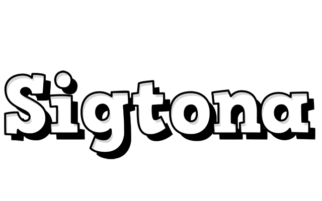 Sigtona snowing logo