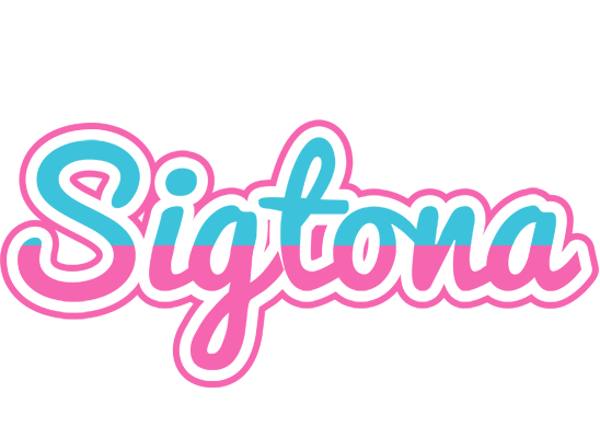 Sigtona woman logo