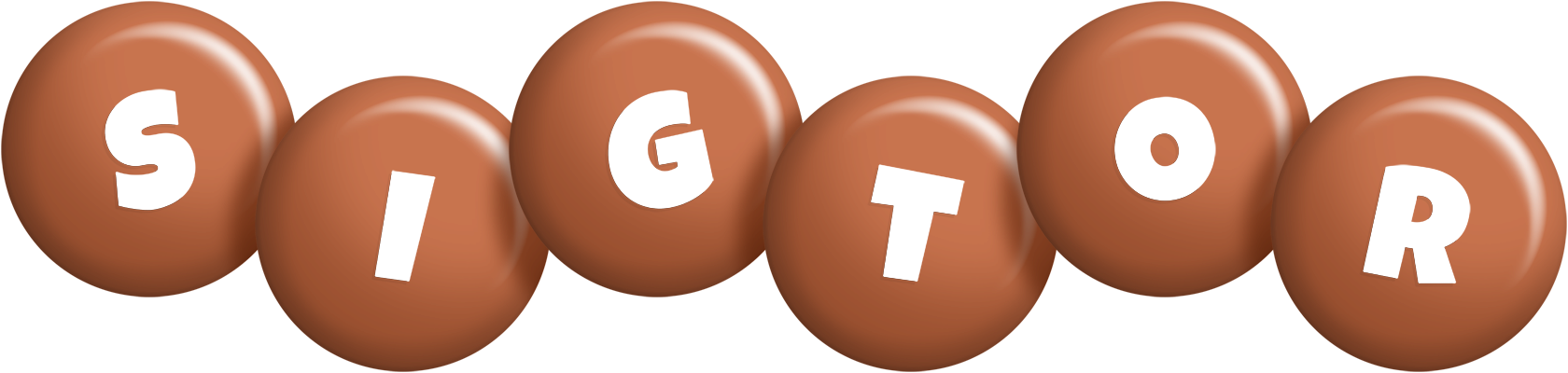 Sigtor candy-brown logo