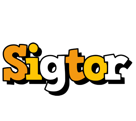 Sigtor cartoon logo